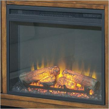 W100-01 Ashley Furniture Entertainment Accessories - Black Home Entertainment Furniture Fireplace