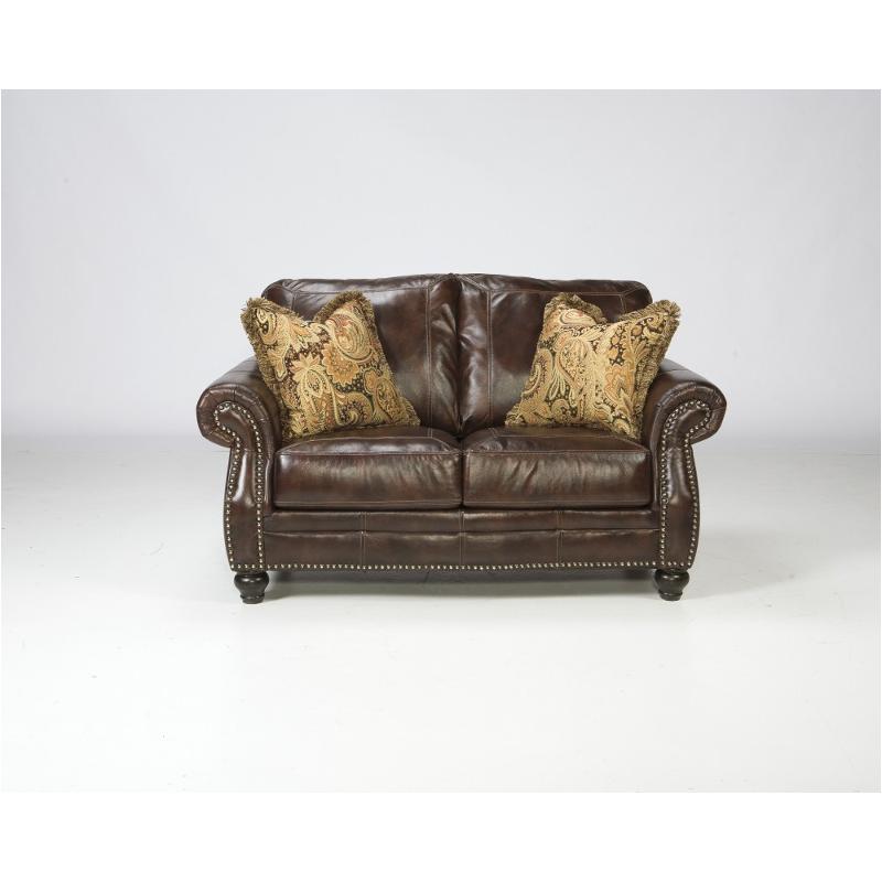 2280035 Ashley Furniture Graydon Park - Dark Saddle Living Room Furniture Loveseat