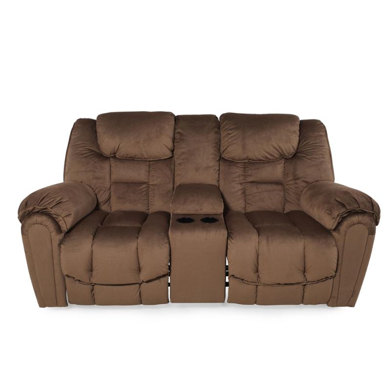 2480243 Ashley Furniture Glider Recliner Loveseat With Console