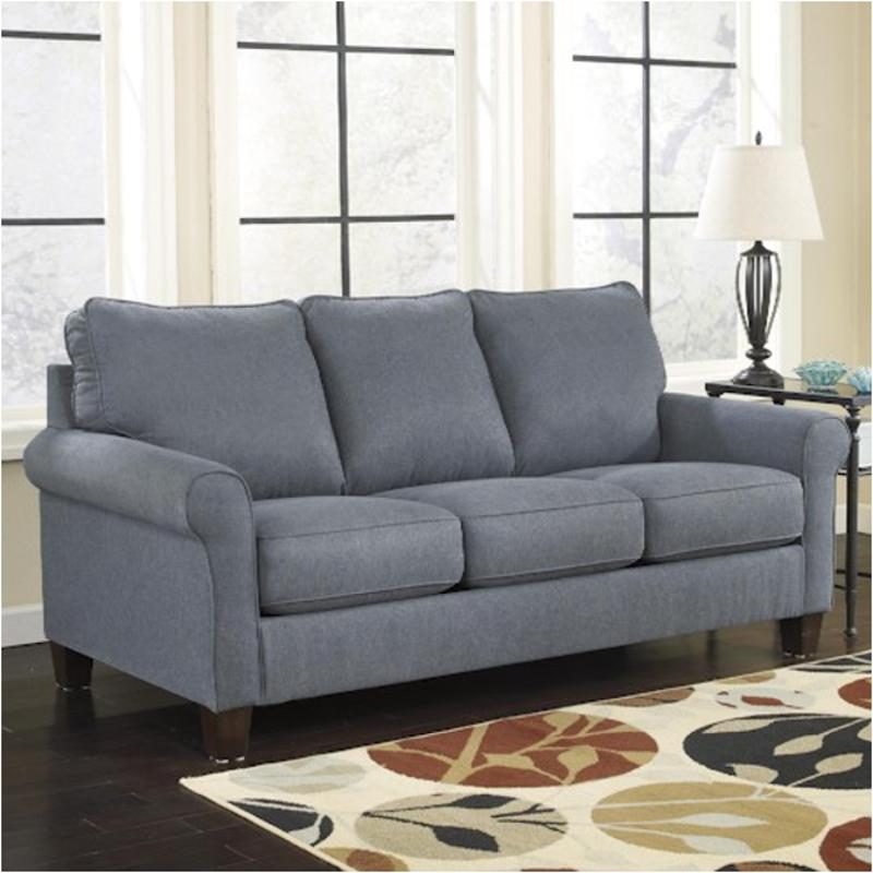 2710139 Ashley Furniture Zeth - Denim Queen Sofa Sleeper - Denim