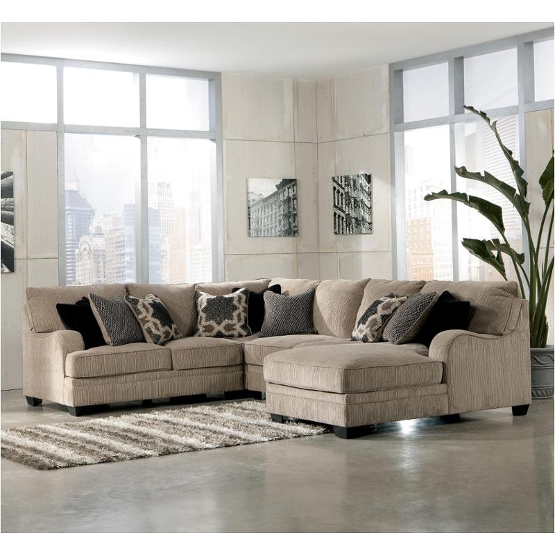 3050034 Ashley Furniture Katisha - Platinum Living Room Furniture Sectional