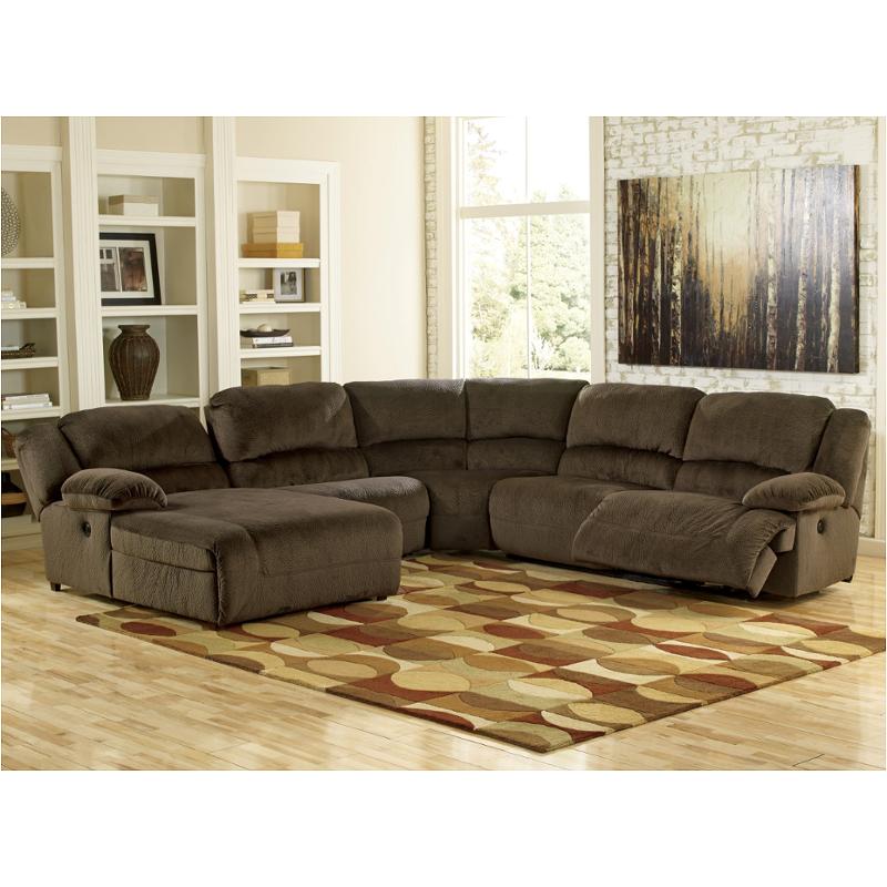 Ashley furniture deals chocolate sectional