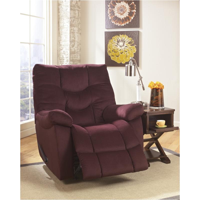 7000425 Ashley Furniture Rocker Recliner - Burgundy