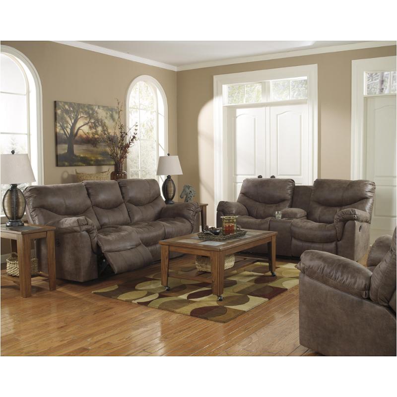 7140087 Ashley Furniture Alzena - Gunsmoke Reclining Power Sofa