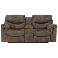 7140094 Ashley Furniture Alzena - Gunsmoke Living Room Furniture Loveseat