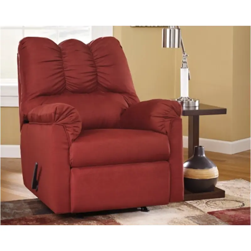 Ashley furniture store red recliner