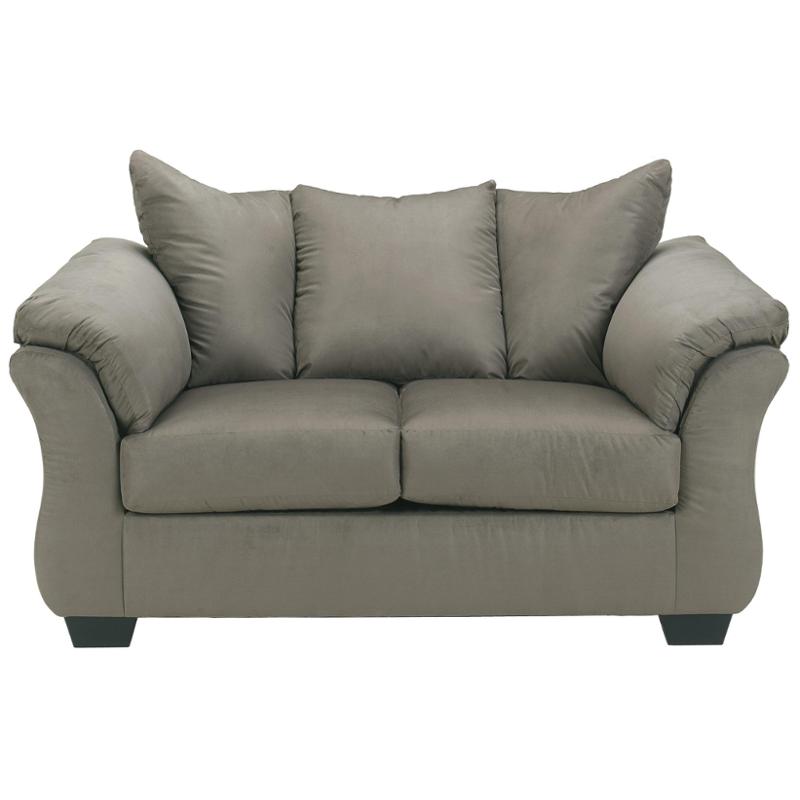 7500535 Ashley Furniture Darcy - Cobblestone Living Room Furniture Loveseat