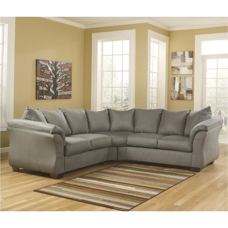 7500555 Ashley Furniture Darcy - Cobblestone Laf Loveseat