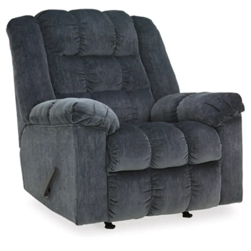 8110525 Ashley Furniture Ludden - Blue Living Room Furniture Recliner