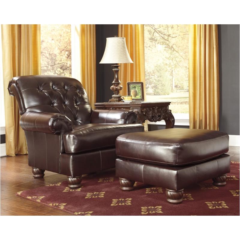 8240213 Ashley Furniture Weslynn Place - Burgundy Living Room Furniture Ottoman