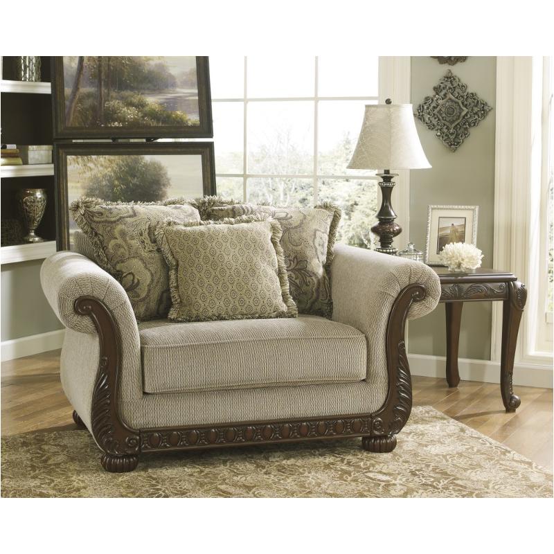8420123 Ashley Furniture Gracie-anne - Barley Chair And A Half