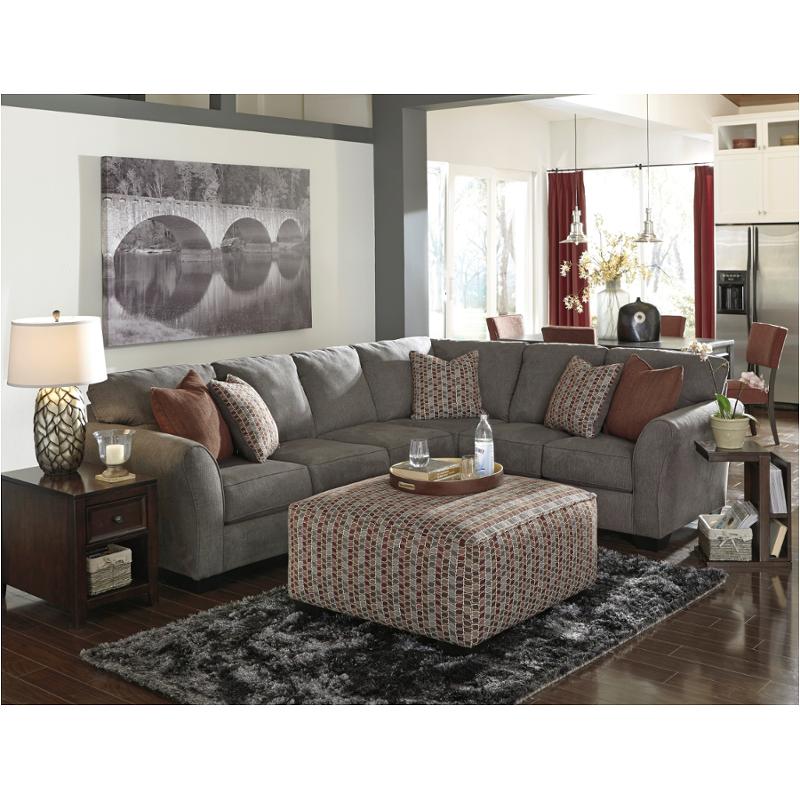 8680066 Ashley Furniture Doralin - Steel Living Room Furniture Sectional