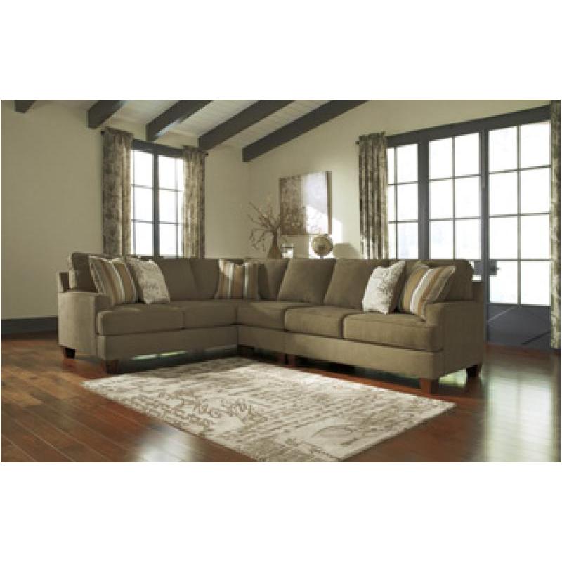 8690166 Ashley Furniture Nisland - Wicker Living Room Furniture Sectional