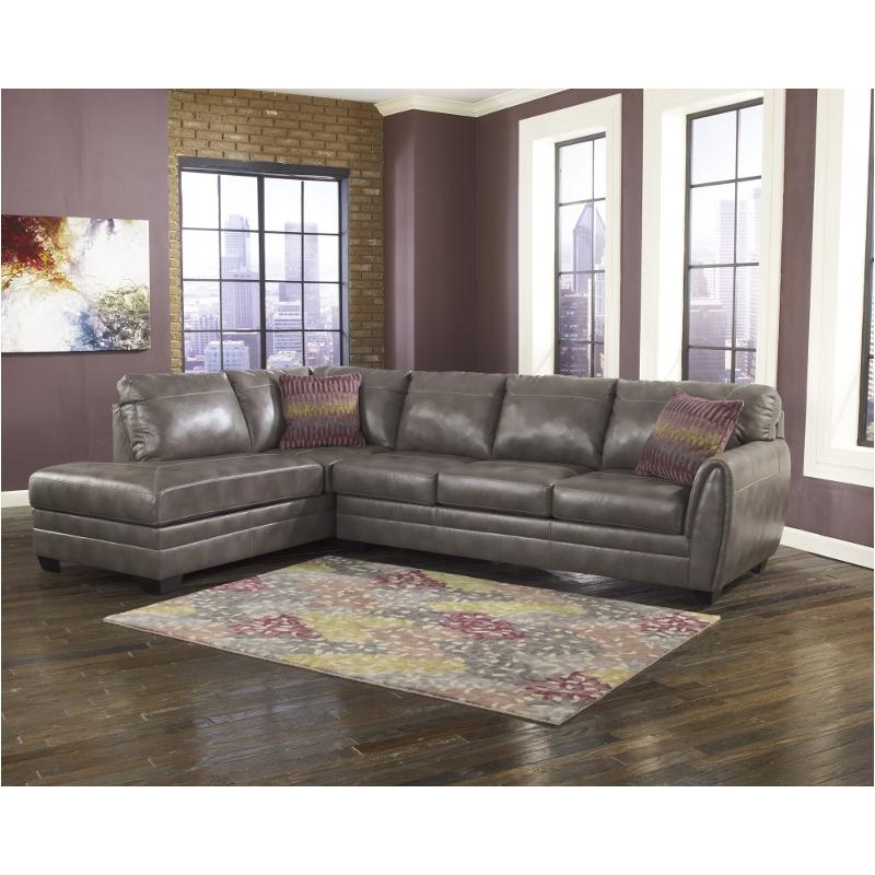 9070267 Ashley Furniture Sarai Durablend - Gray Living Room Furniture Sectional