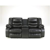 9520294 Ashley Furniture Linebacker Durablend - Black Living Room Furniture Loveseat