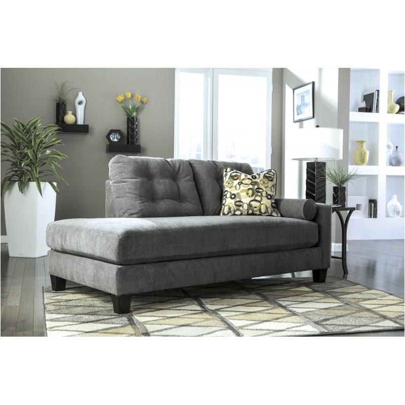 9700317 Ashley Furniture Mallbern Charcoal Raf Corner Chaise