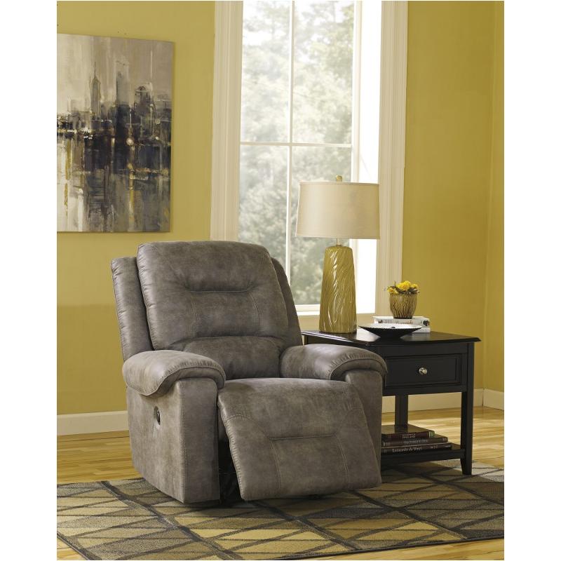 9750198 Ashley Furniture Rotation - Smoke Living Room Furniture Recliner