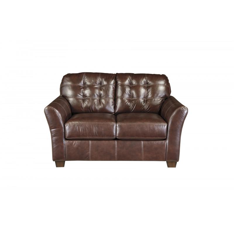 9980335 Ashley Furniture Santigo - Brown Living Room Furniture Loveseat