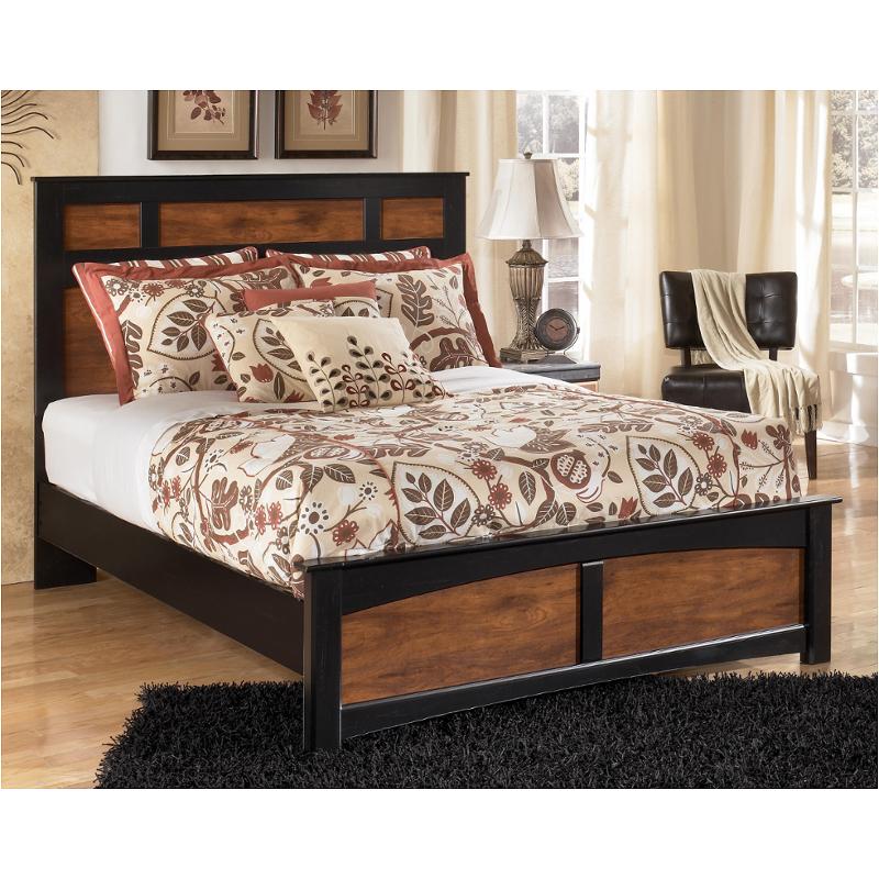 B136-54 Ashley Furniture Aimwell - Dark Brown Bedroom Furniture Bed