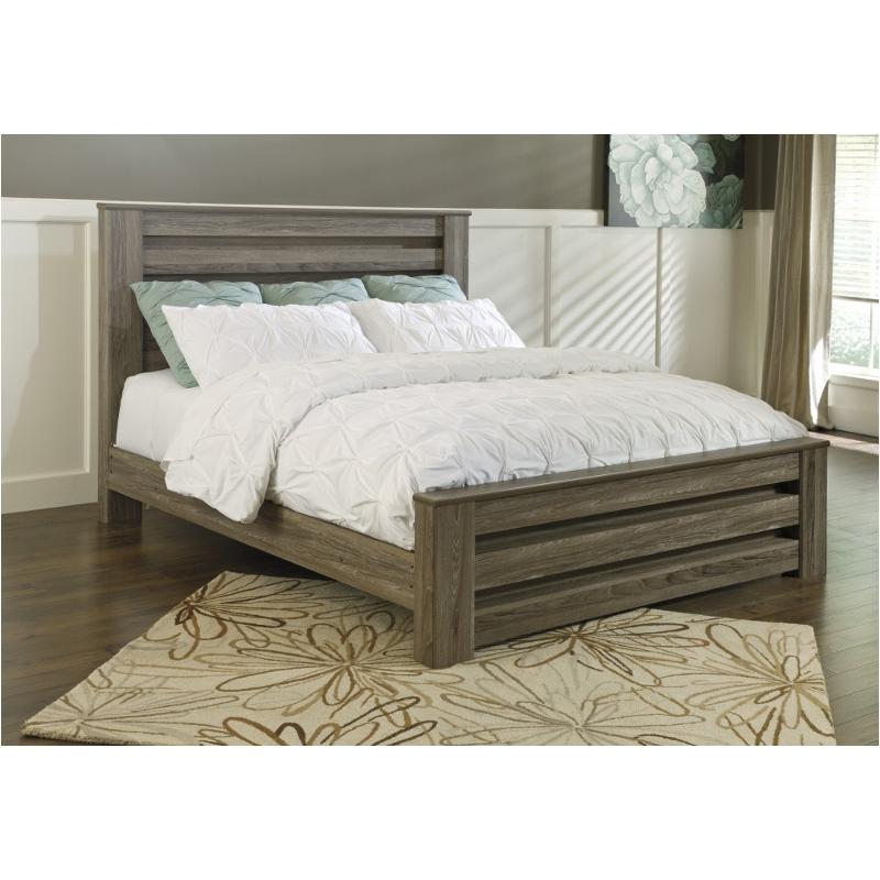 B24868 Ashley Furniture Zelen Bedroom Furniture King Panel Bed