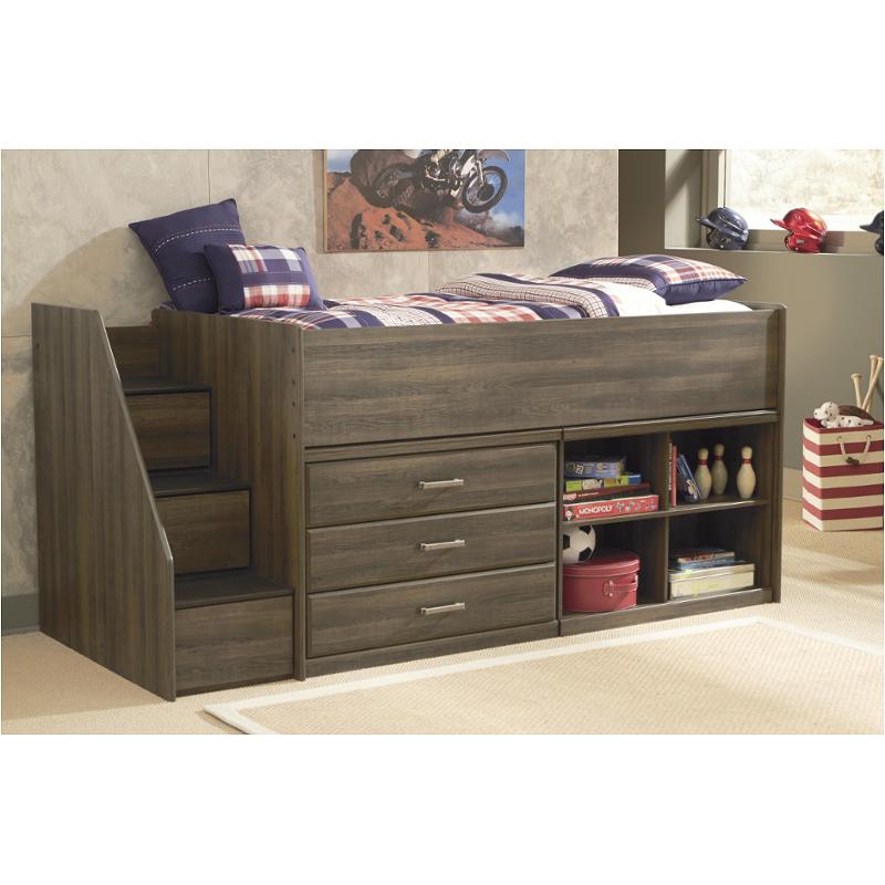 B251 68t Ashley Furniture Juararo, Twin Loft Bed With Storage Steps