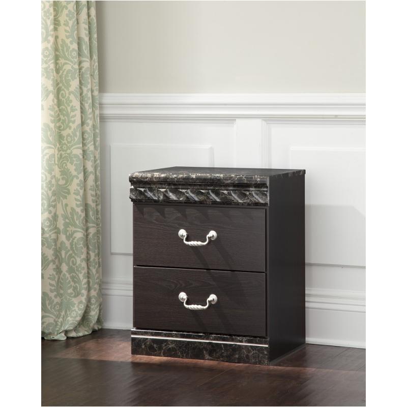 B264 92 Ashley Furniture Vachel Two Drawer Night Stand 