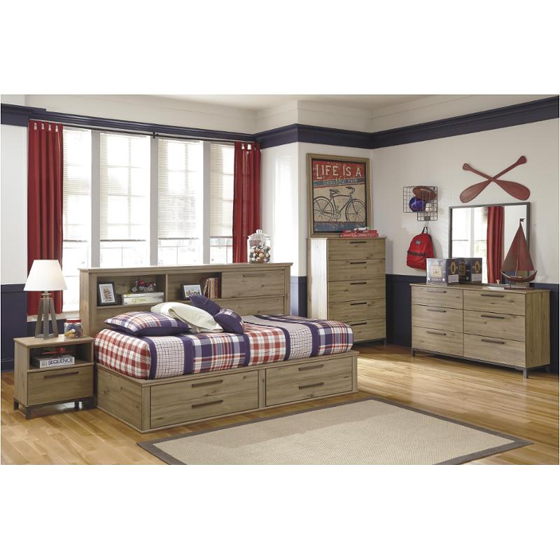 B298 85 Ashley Furniture Twin Bookcase, Storage Daybed With Bookcase Headboard
