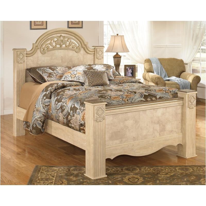 B346-68 Ashley Furniture Saveaha Eastern King Poster Bed