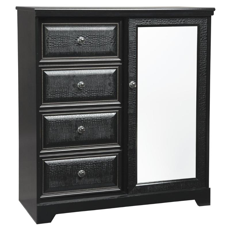 B364-48 Ashley Furniture Alamadyre - Black Bedroom Furniture Chest