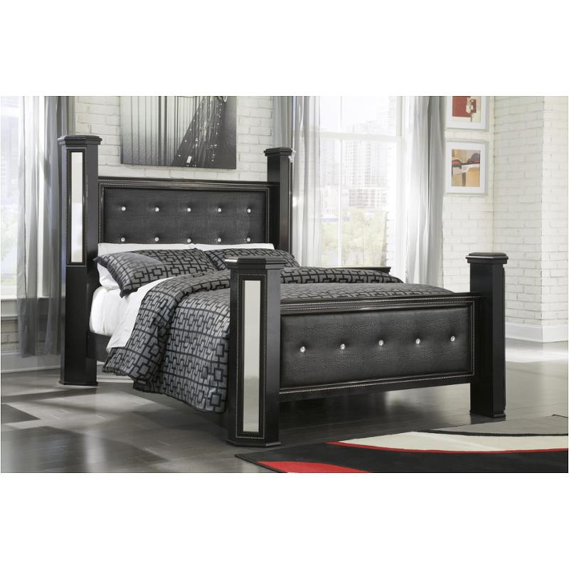 B364-68 Ashley Furniture King Upholstered Poster Bed