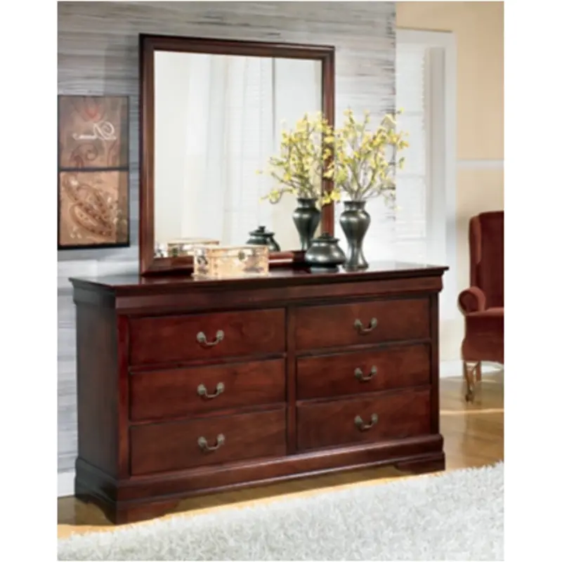 B37636 Ashley Furniture Alisdair Dark Brown Bedroom Mirror