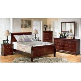 B376-55 Ashley Furniture Alisdair - Dark Brown Bedroom Furniture Bed