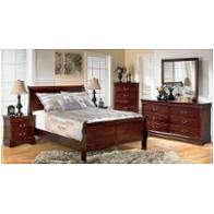 B376-55 Ashley Furniture Alisdair - Dark Brown Bedroom Furniture Bed