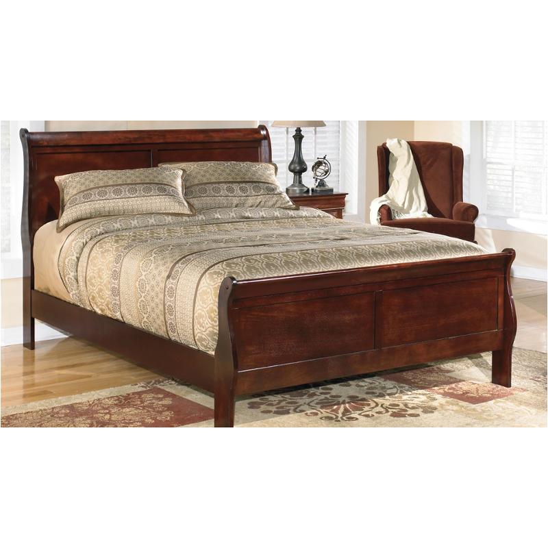 B376-81 Ashley Furniture Alisdair - Dark Brown Queen Sleigh Bed