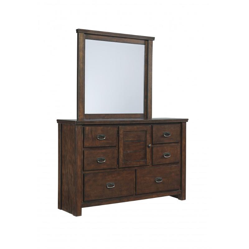 B567-26 Ashley Furniture Ladiville - Rustic Brown Bedroom Furniture Bed