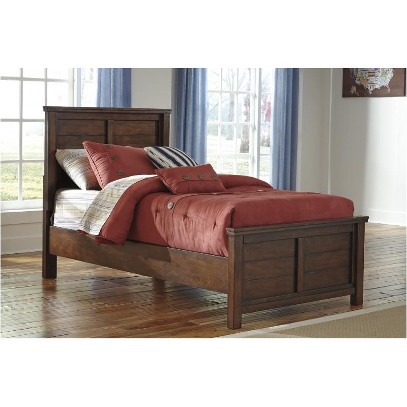 B567-53 Ashley Furniture Ladiville - Rustic Brown Twin Panel Bed
