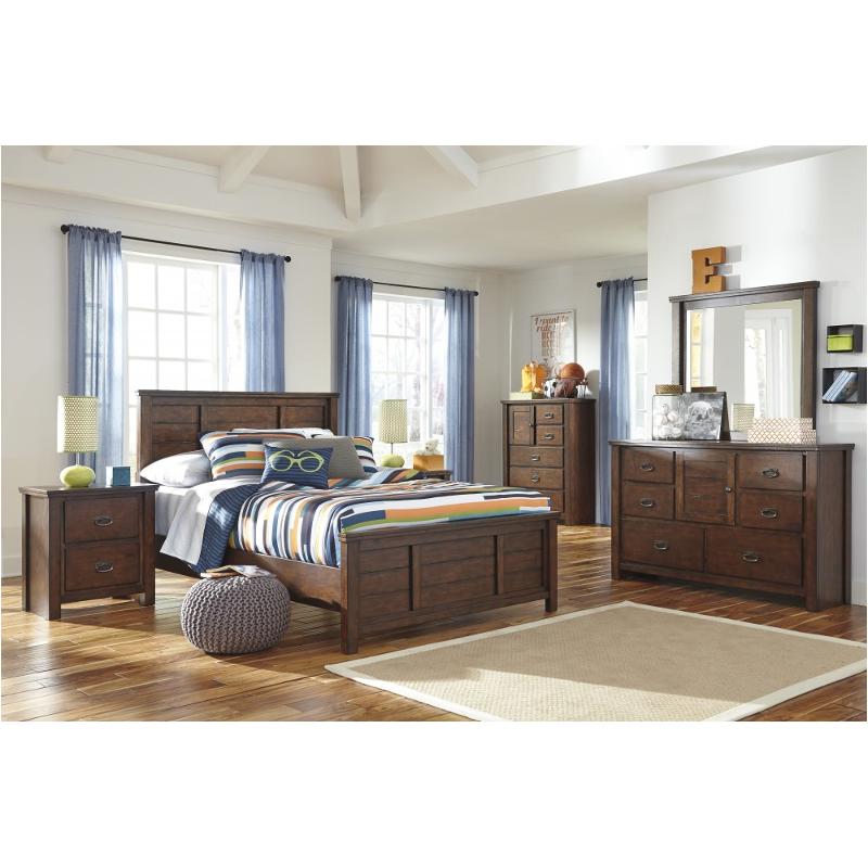 B567-55 Ashley Furniture Ladiville - Rustic Brown Bedroom Furniture Bed