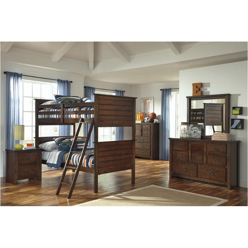 B567-59p Ashley Furniture Ladiville - Rustic Brown Bedroom Furniture Bed
