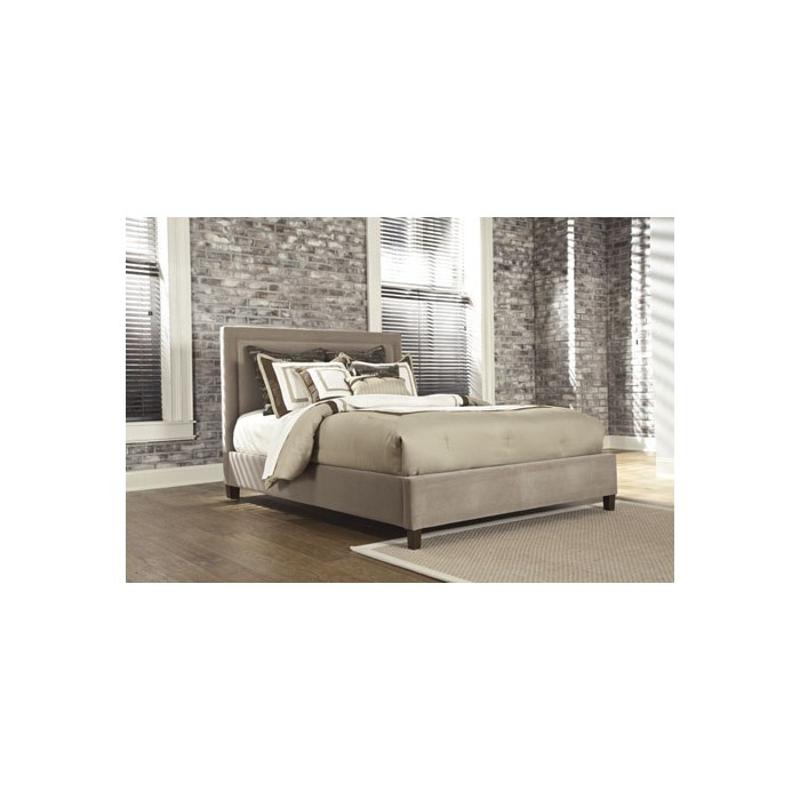 B600-157 Ashley Furniture Queen Upholstered Bed - Light Brown