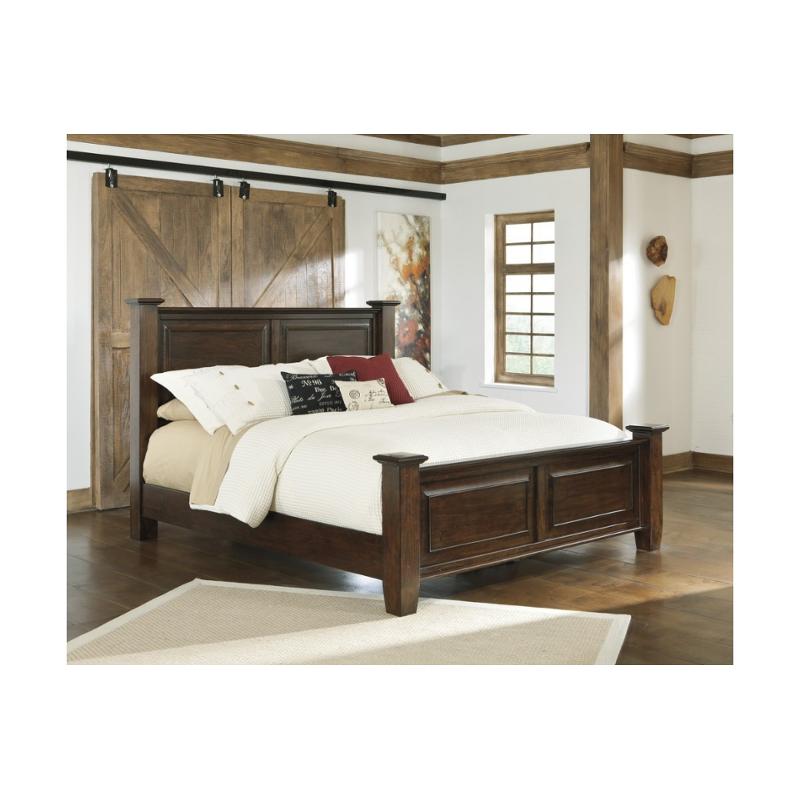 B695-71 Ashley Furniture Hindell Park Queen Poster Bed