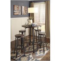 D307-12 Ashley Furniture Challiman - Rustic Brown Dining Room Furniture Counter Height Table