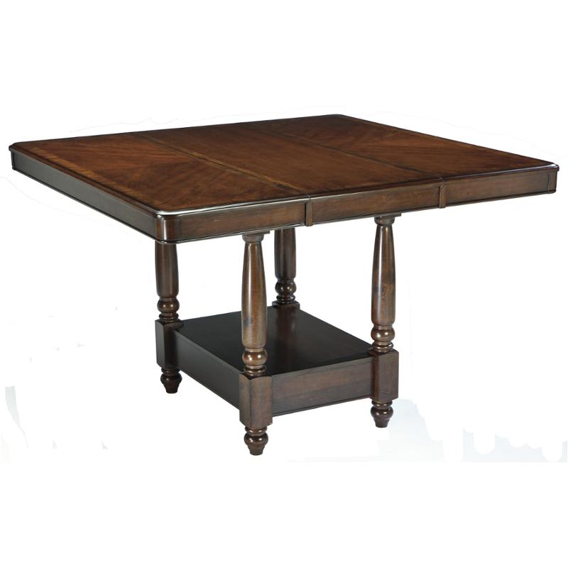 D436 32 Ashley Furniture Dining Room Counter Ext Table