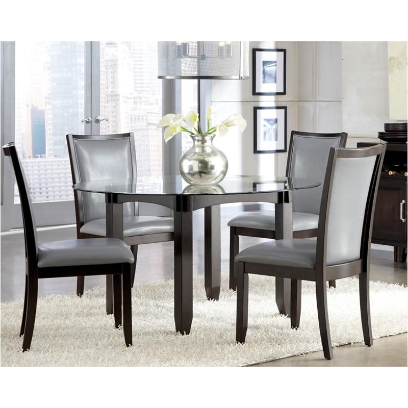 D55015b Ashley Furniture Round Dining Room Table With Glass Top