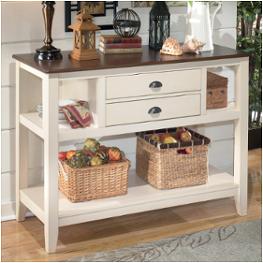 D583-59 Ashley Furniture Whitesburg - Brown/cottage White Dining Room Furniture Server
