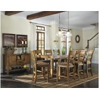 D653-32 Ashley Furniture Krinden - Light Brown Dining Room Furniture Counter Height Table