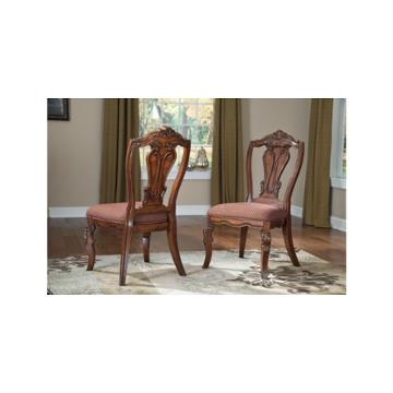 D705-01 Ashley Furniture Ledelle - Brown Dining Room Furniture Dinette Chair