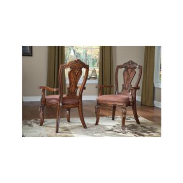 D705-01a Ashley Furniture Ledelle - Brown Dining Room Furniture Dinette Chair