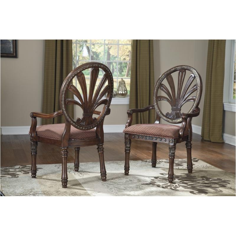 D70503a Ashley Furniture Dining Upholstered Arm Chair