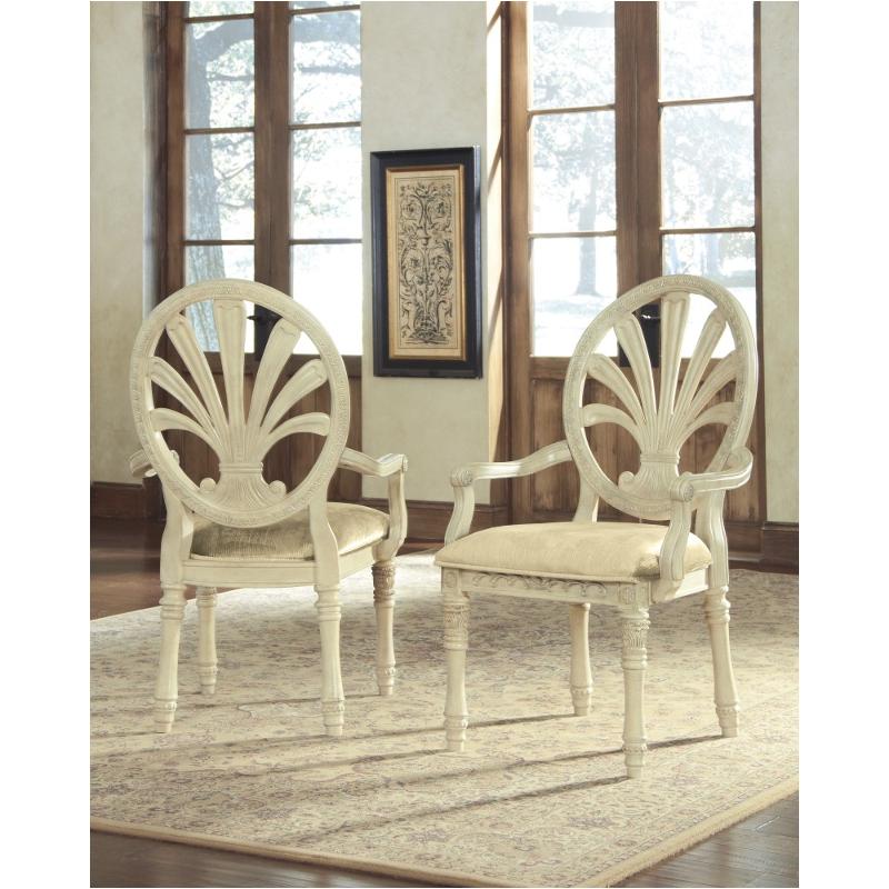 D707-03a Ashley Furniture Ortanique Dining Upholstered Arm Chair