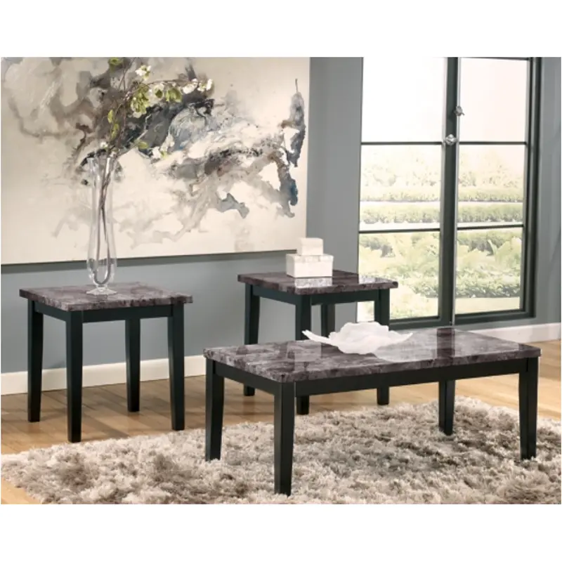 T204-13 Ashley Furniture Maysville - Black Living Room Furniture Occasional Table Set